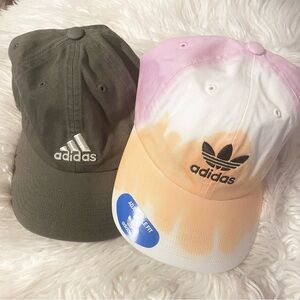 adidas hat cap Bundle - color wash and army green relaxed Strapback
